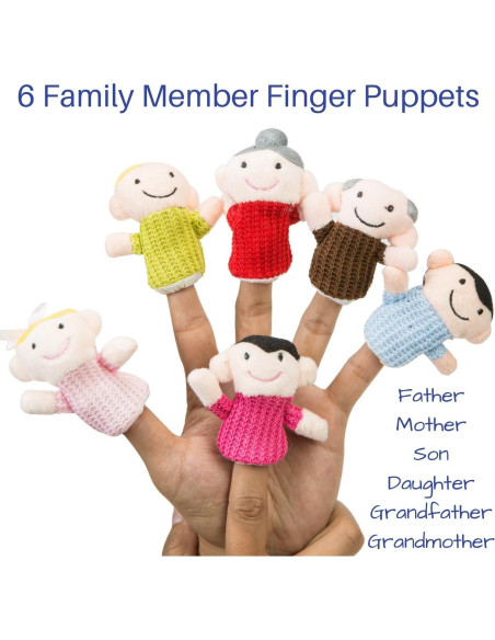 Juego de Marionetas de Dedo Betterline - 20 Piezas para Niños