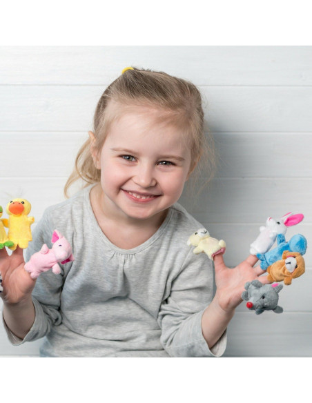 Juego de Marionetas de Dedo Betterline - 20 Piezas para Niños