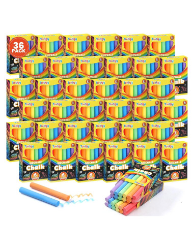 Conjunto de 432 Tizas de Acera Toidgy Multicolor para Niños