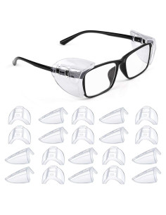 Gafas de Seguridad MELASA con Protectores Laterales 10 Pzas