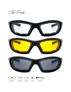 Gafas de Motocicleta The Fresh FR13 UV400 3 Lentes Acolchadas 2