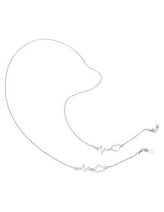 Cadena Lanyard para Gafas KAI Top 70 cm Plateada