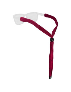 Retenedor de Gafas Chums Algodón Burdeos Ajustable Unisex