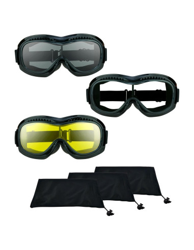 Gafas Bikershades Fit Over para Motocicleta y Ciclismo