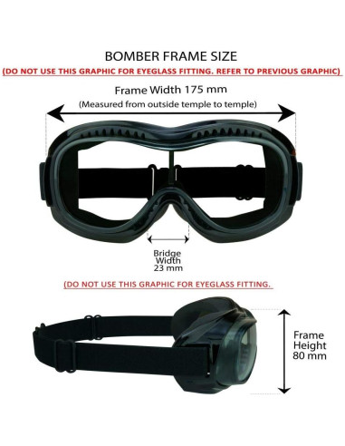 Gafas Bikershades Fit Over para Motocicleta y Ciclismo