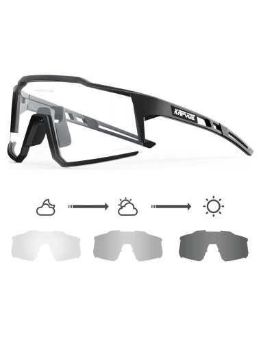 Gafas de Ciclismo Fotoquímicas KAPVOE K9022 UV400 Transición