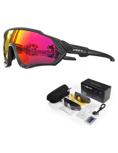 Gafas de Ciclismo KAPVOE 5 Lentes Polarizadas UV400