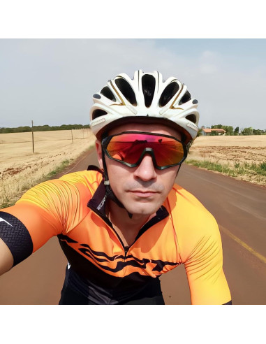 Gafas de Ciclismo KAPVOE 5 Lentes Polarizadas UV400