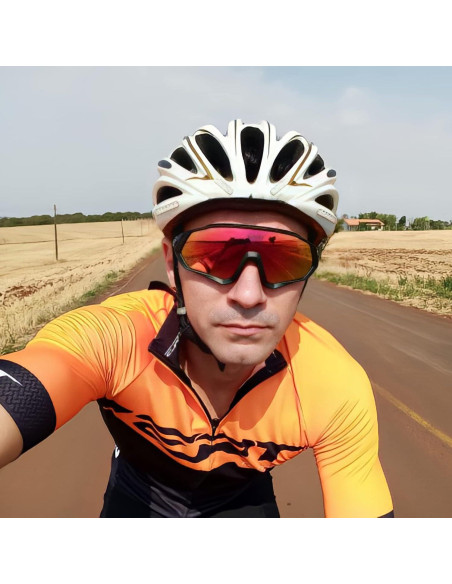 Gafas de Ciclismo KAPVOE 5 Lentes Polarizadas UV400