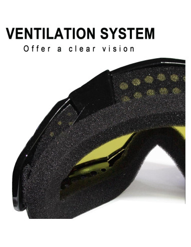 Gafas de Motocicleta Shutuan con Lente UV 400 y Correa Ajustable