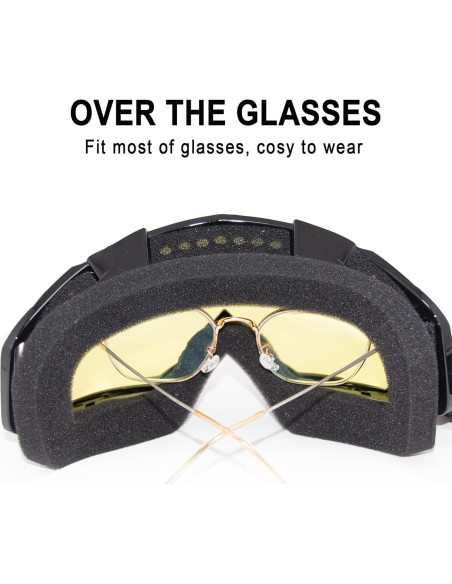 Gafas de Motocicleta Shutuan con Lente UV 400 y Correa Ajustable