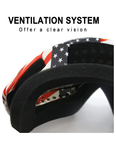 Gafas de Motocicleta Shutuan con Lente HD y Correa Ajustable