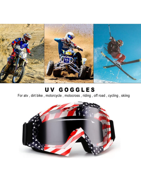Gafas de Motocicleta Shutuan con Lente HD y Correa Ajustable
