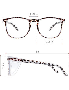 Gafas de seguridad JOOHOO UV400 antiempañantes para mujeres 2