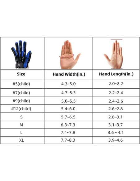 Guantes de Rehabilitación de Mano E10 Mejorados con Control