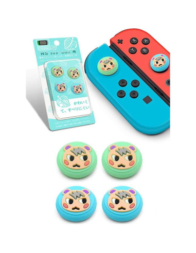 Tapas de Joystick Snow Abonci para Switch y Lite Verde/Azul