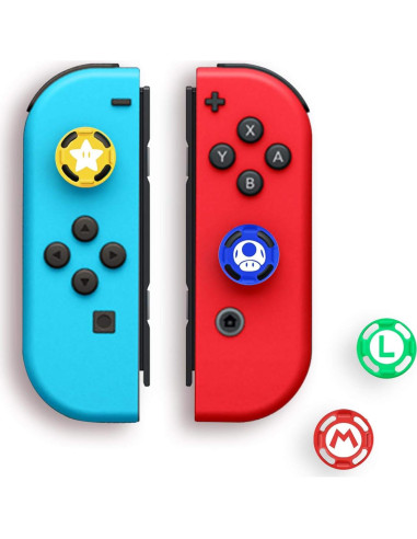 Cubierta de Silicona para Joystick Joy-Con Nintendo Switch 4 Pzas