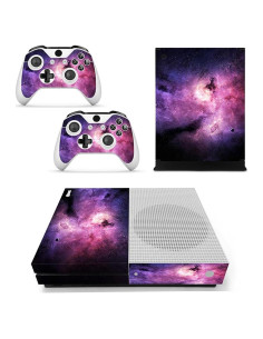 Piel de vinilo Xbox One Slim FOTTCZ Nebulosa Púrpura