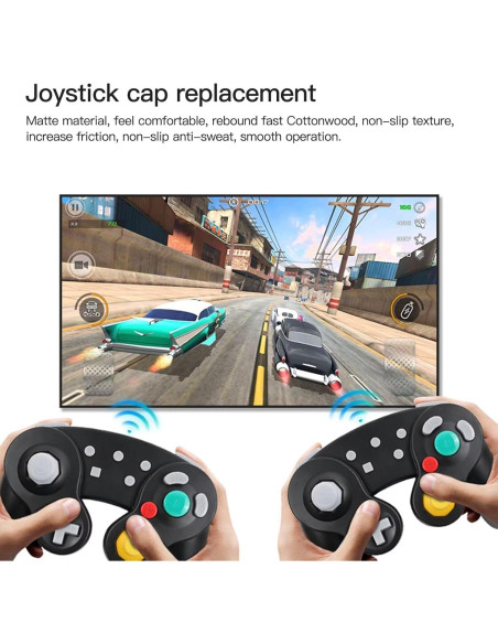 10 Tapas de Silicona para Joystick Analógico GruDawu NGC