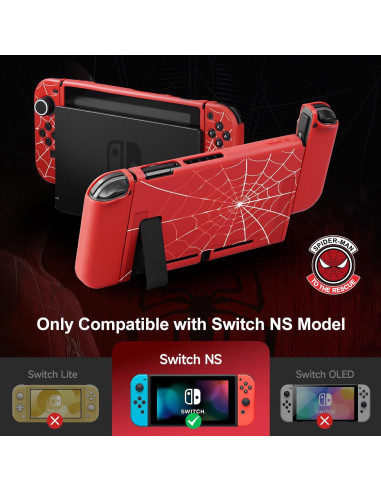 Funda Protectora JINGDU para Nintendo Switch 2017 Roja