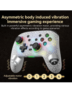 Controlador Pro Inalámbrico RALAN Blanco para Nintendo Switch 2