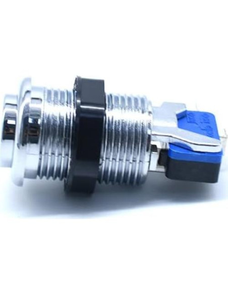 6 Botones de Arcade Cromados Arcity 28mm con Microswitch