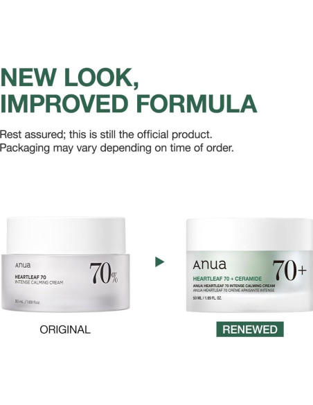 Crema Calmante Intensa Anua Heartleaf 50ml - Piel Sensible