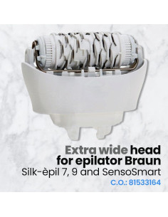 Cabezal de Reemplazo Extra Ancho Braun Silk-épil 7/9 2