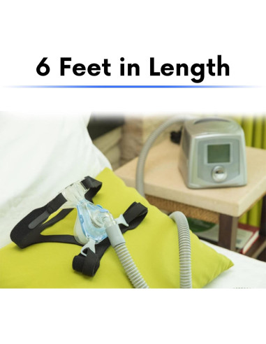 Manguera CPAP BISTRAS 2 Piezas 182 cm Estándar 22mm Gris