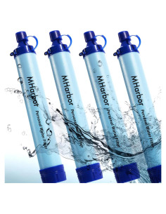 Popotes de Filtro de Agua MHarbor 4 Piezas Portátiles