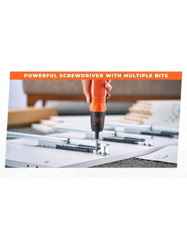 Destornillador a Batería Black & Decker A7073 6V 14 Puntas