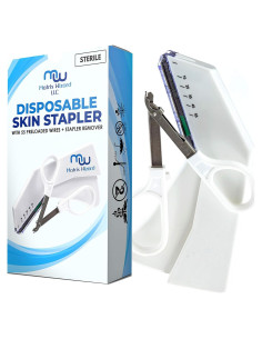 Grapadora de Piel Matrix Wizard con 55 Alambres Estériles