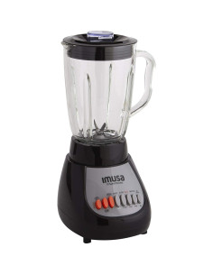 Licuadora IMUSA GAU-80313B Negra 10 Velocidades 1.24L 2