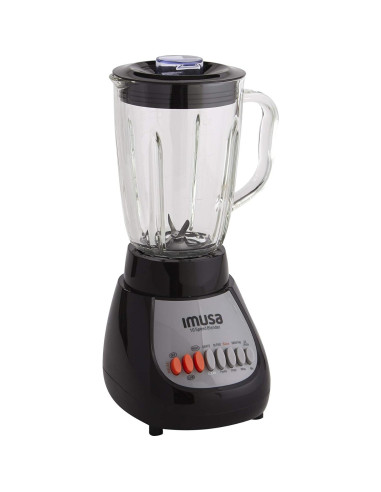 Licuadora IMUSA GAU-80313B Negra 10 Velocidades 1.24L