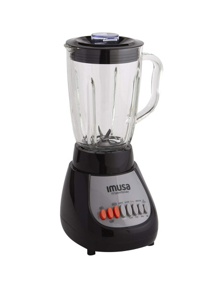 Licuadora IMUSA GAU-80313B Negra 10 Velocidades 1.24L