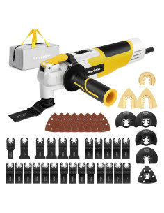 ENVENTOR Sierra Oscilante Eléctrica 280W 43 Accesorios 6 Velocidades