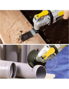 ENVENTOR Sierra Oscilante Eléctrica 280W 43 Accesorios 6 Velocidades 2