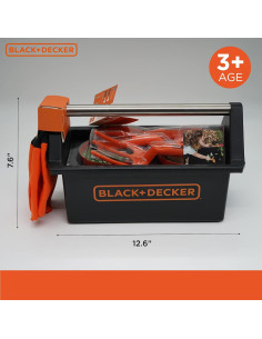 Caja de herramientas Black & Decker para niños 8 piezas 2