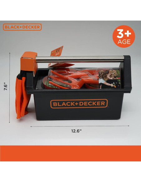 Caja de herramientas Black & Decker para niños 8 piezas