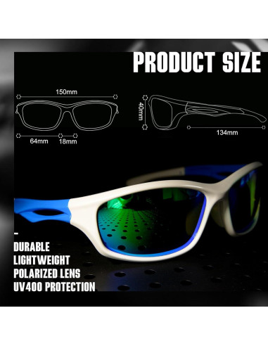 Gafas de sol deportivas Joopin UV400 polarizadas unisex