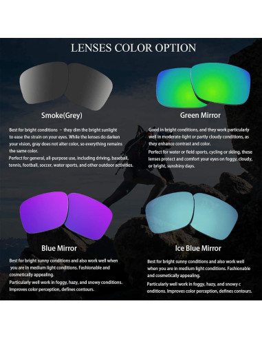 Gafas de sol deportivas DEAFRAIN Dfsg21b polarizadas UV400