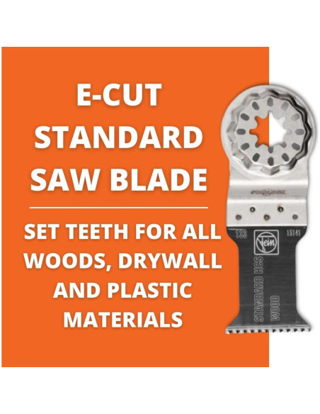 Hoja de sierra Fein Starlock E-Cut 3,49 cm - Corte preciso
