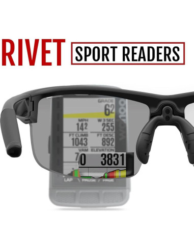 Gafas de sol Rivet Sport +2.5 para ciclismo y deportes