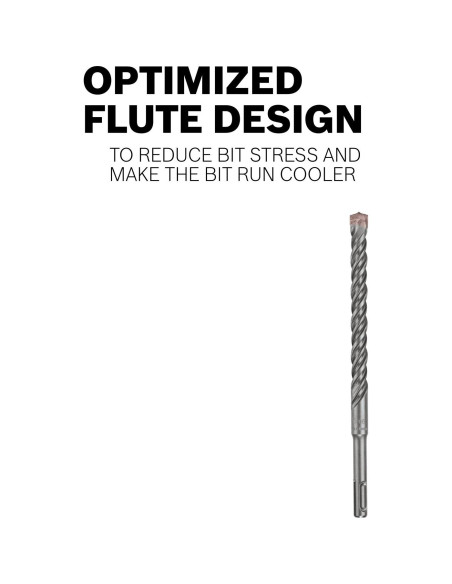 Broca Bosch HC2302 4 mm x 89 mm Bulldog SDS-Plus