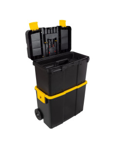 Caja de Herramientas Portátil Stalwart 2-en-1 con Ruedas