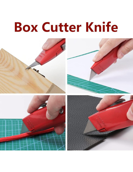 Cuchillo Utilitario DIYSELF 2Pack Cuchilla Retráctil 6cm