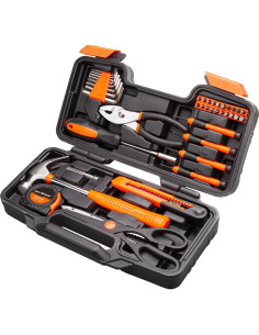 Juego de Herramientas 39 Piezas Cartman con Caja Naranja 2