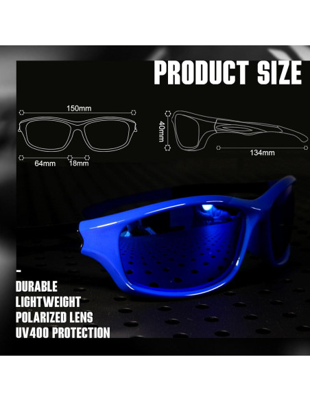 Gafas de sol deportivas Joopin UV400 polarizadas unisex Gafas de sol deportivas Joopin UV400 polarizadas unisex