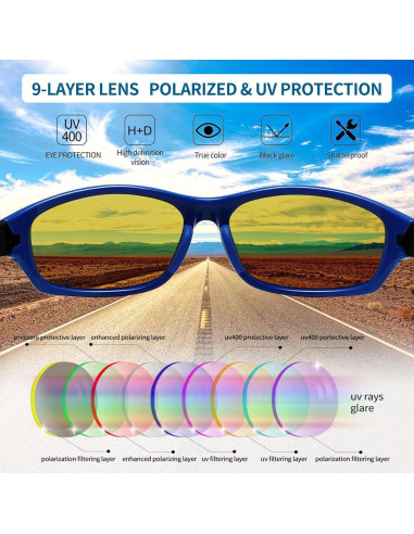 Gafas de sol deportivas Joopin UV400 polarizadas unisex