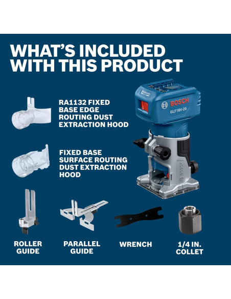 Router de Recorte Bosch GLF18V-25 18V - Ligero y Potente